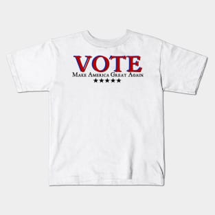 Vote Make America Great Again Red/Blue Kids T-Shirt